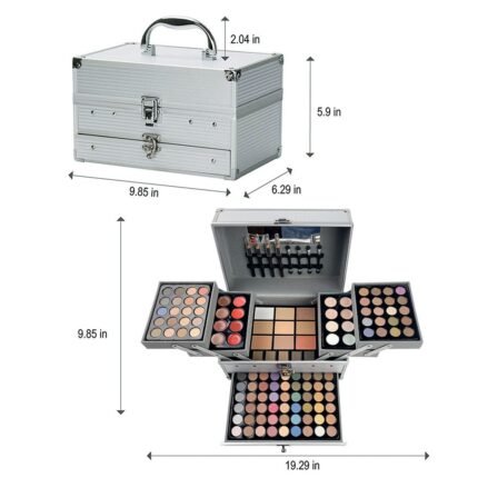 Kotak Serbuk Mekap, TYA Tanya, Jualan Panas, Set 33 Warna, Solekan Bogel, Kalis Air, dengan Gincu da